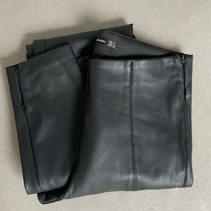Zara faux leather pants